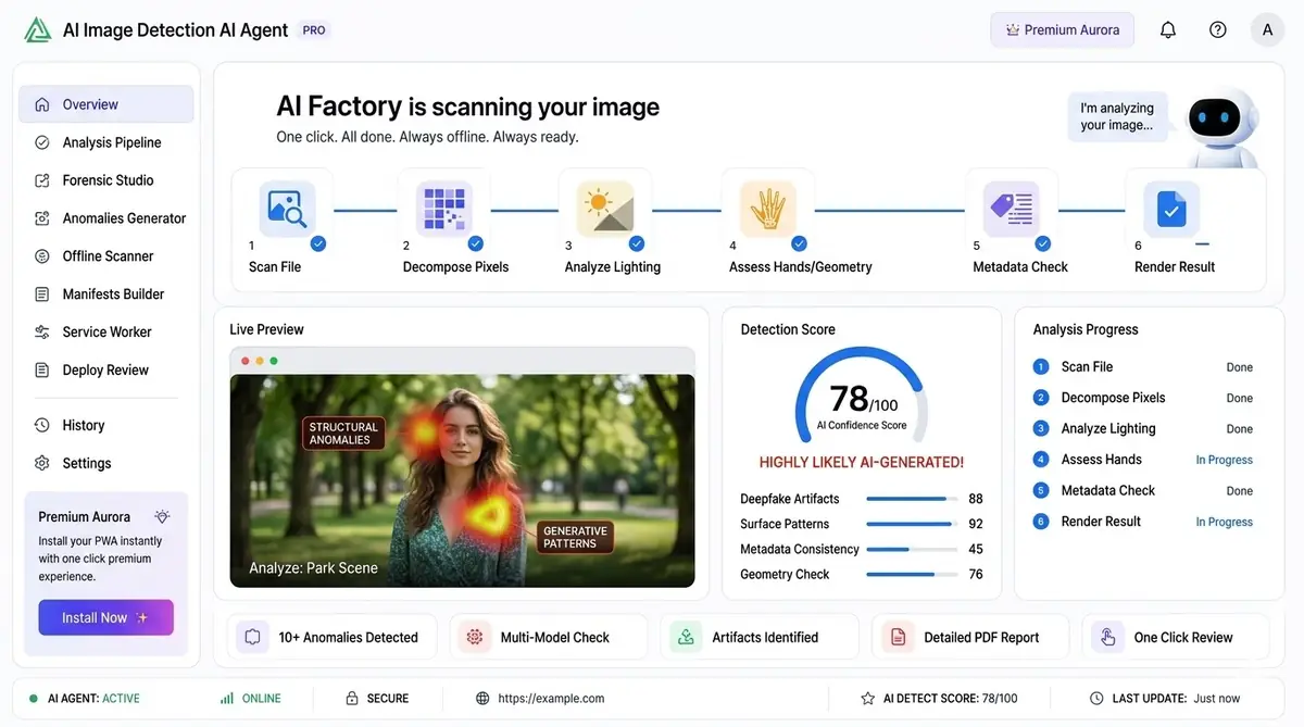 AI revenue audit dashboard — example of the AI tool dashboard software